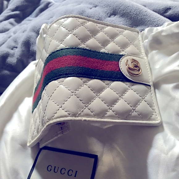 Gucci White GG Quilted Trapuntata Compact wallet - Picture 3 of 13